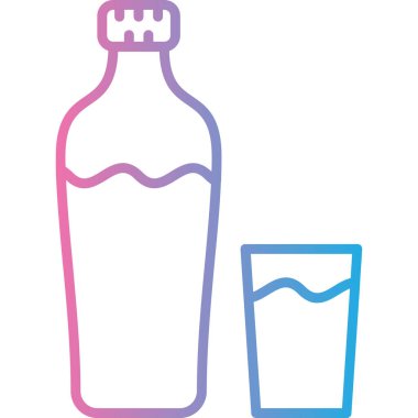 içki bardağı simgesi ana hatlarıyla