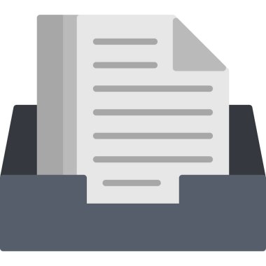 dosya belge vektör simgesi