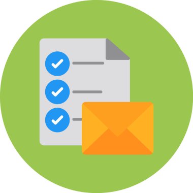 e-posta simgesi düz biçimli