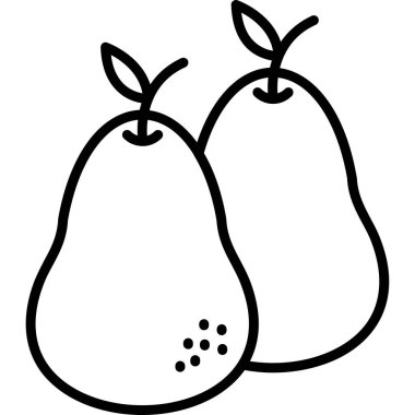 meyve sağlıklı simgesi ana hatlarıyla