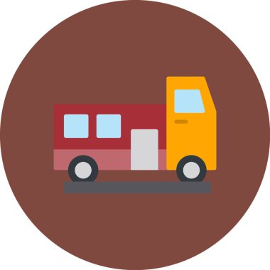 kamyon simgesi çizimi.