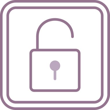 ikon vektör illüstrasyonunu kilitle