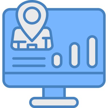 harita pin vektör simgesi