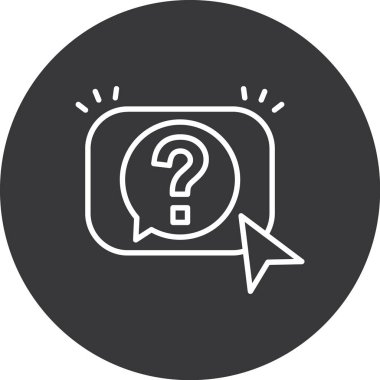 Soru işareti vektör illüstrasyonu