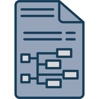 dosya belgesi vektör illüstrasyonu