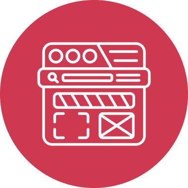 Alışveriş poşeti simgesinin vektör illüstrasyonu