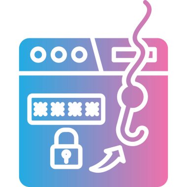 kilit simgesi, vektör illüstrasyonu