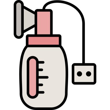 Sprey kutu ikonu. Web için sprey vektör simgelerinin özet çizimi