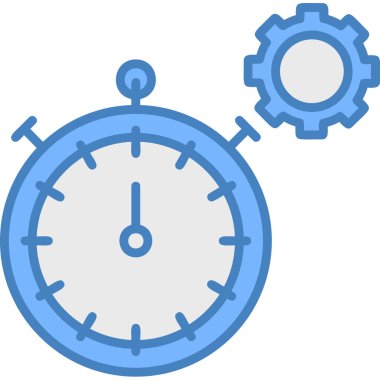 zaman vites izleme simgesi doldurulmuş taslak biçimi