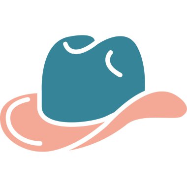 Şapka ikonu. vektör illüstrasyonu