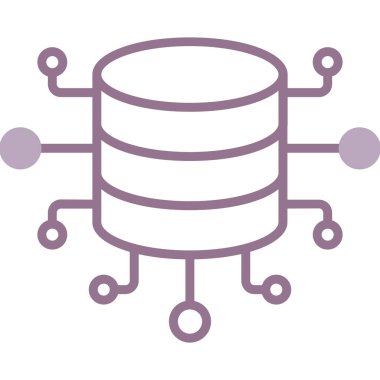 veritabanı simgesi çizimi