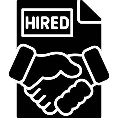 iş simgesi vektör illüstrasyonu