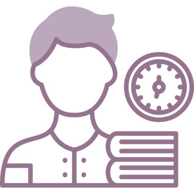 dişli vektör illüstrasyon tasarımlı avatar adam