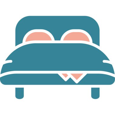 Yatak, Her Kullanım İçin Basit Vektör Simgesi