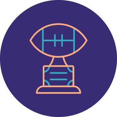 Futbol. Web simgesi vektör illüstrasyonu