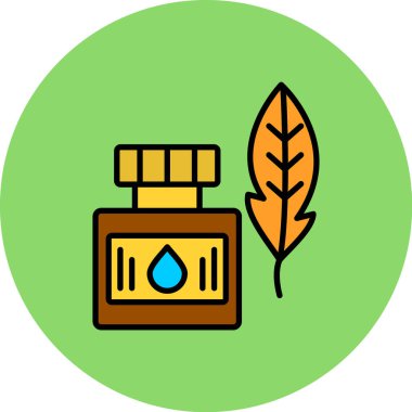 Yağ şişesi simgesinin vektör illüstrasyonu