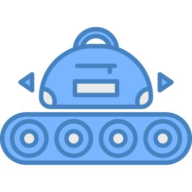 askeri miğfer simgesi basit illüstrasyon.