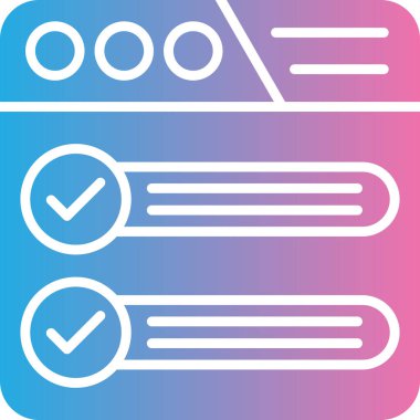Belge simgesinin vektör illüstrasyonu