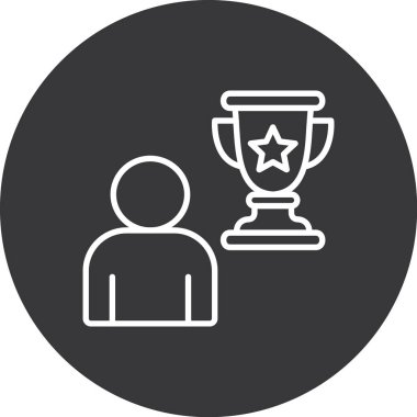 kupa simgesi vektör illüstrasyonu