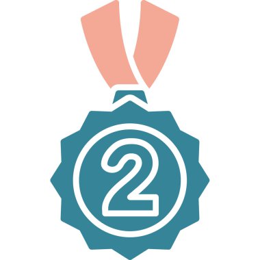 Madalya vektör illüstrasyon tasarımı