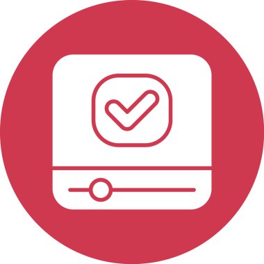 işaret simgesini işaretle, vektör illüstrasyon tasarımı