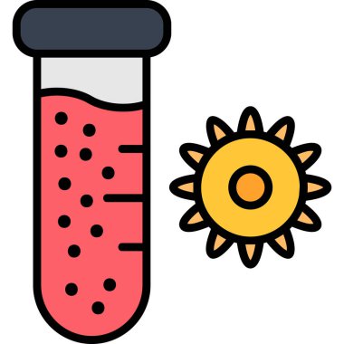 Termometre. Web simgesi basit illüstrasyon