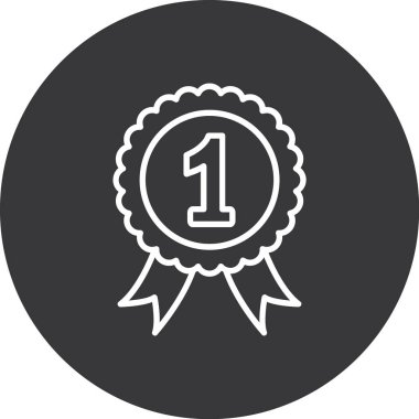 Ödül. Web simgesi basit illüstrasyon