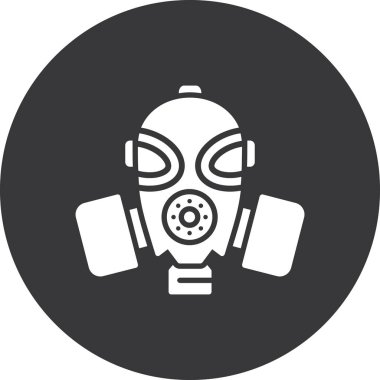 maske simgesi vektör illüstrasyonu