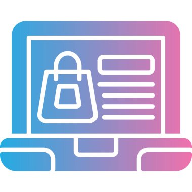 seo modern simgesinin vektör illüstrasyonu