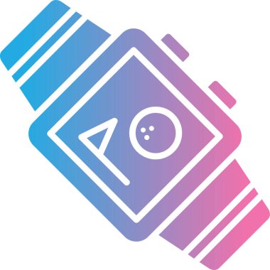 Bir kamera simgesinin vektör illüstrasyonu