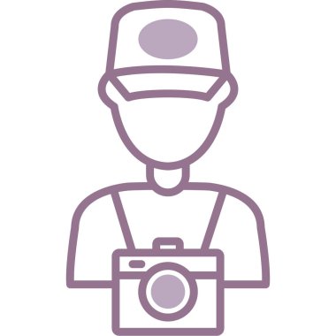 man simgesi olan kamera, satır tasarımı