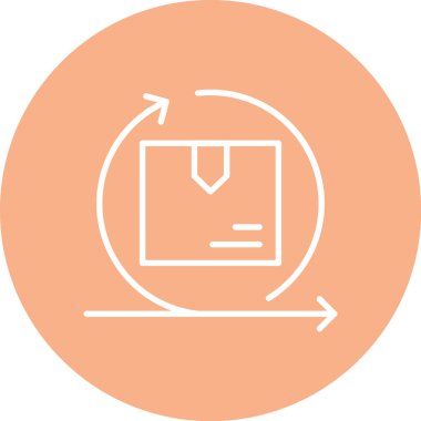 Bir simgenin vektör illüstrasyonu