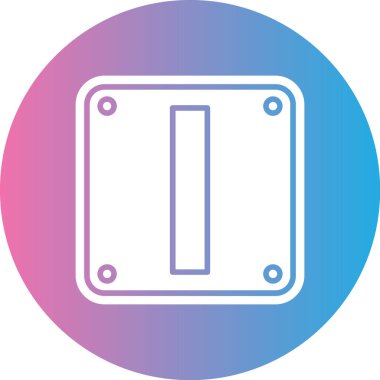 Modern b 'nin vektör illüstrasyonu eksik simgesi