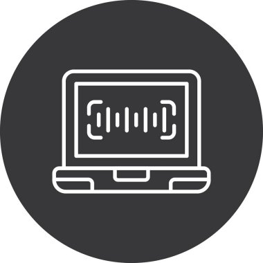 Modern simgenin vektör illüstrasyonu