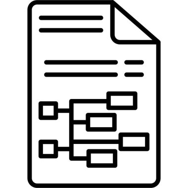 Veri analiz simgesi, vektör illüstrasyonu