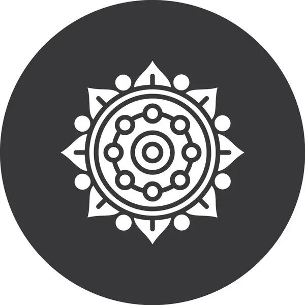 Modern simgenin vektör illüstrasyonu