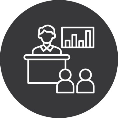 Modern eğitim ikonunun vektör illüstrasyonu