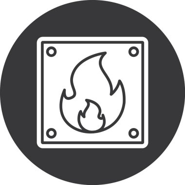 Simge vektör resimlemesini ateşle