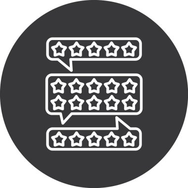 Yıldız simgesi. Web için favori vektör simgesinin basit çizimi