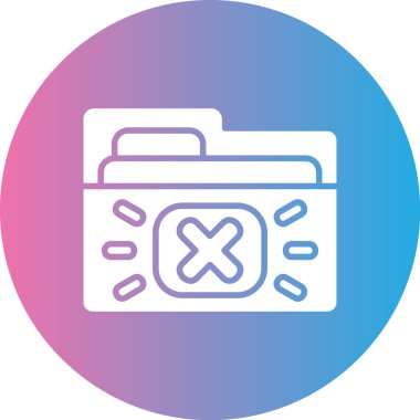 Sil. Web simgesi basit illüstrasyon