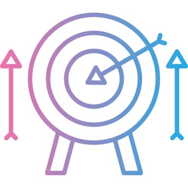 hedef ağ simgesi, vektör illüstrasyonu