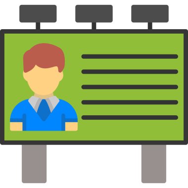 İş tanıtımı vektör çizim