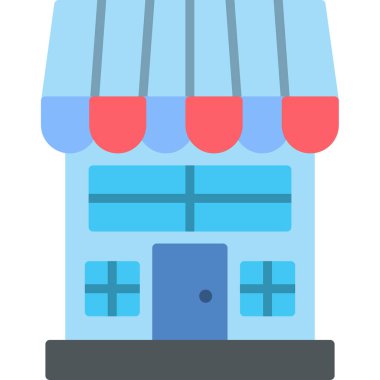 Alışveriş arabası. Basit resimleme