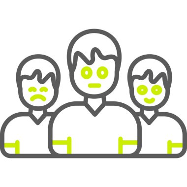 sosyal mesafeli bir grup insan