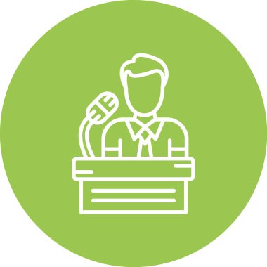 İş ve finans simgesinin vektör illüstrasyonu