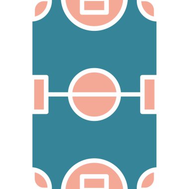 futbol alanı vektör simgesi