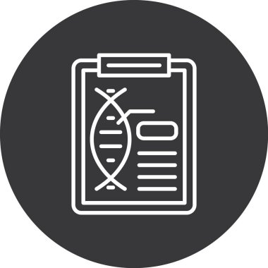DNA vektör satırı simgesi