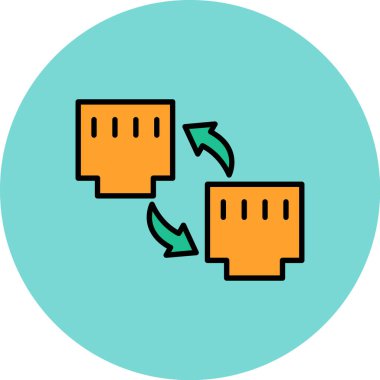 Web ve kullanıcı arayüzü simgesi, vektör illüstrasyonu