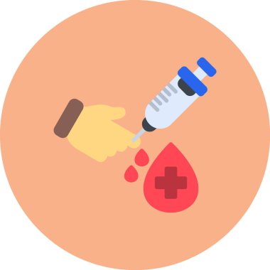 Kan bağışı. Basit resimleme