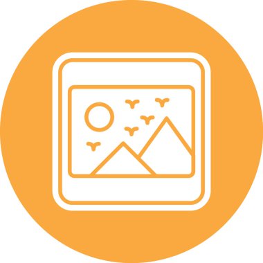 Modern simgenin vektör illüstrasyonu